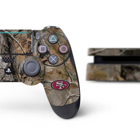 NFL San Francisco 49ers Realtree AP Camo PS4 Slim Bundle Skin
